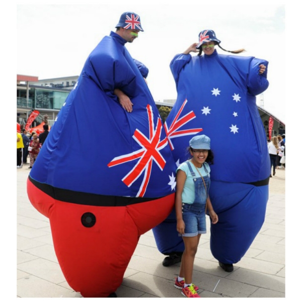Stilt Walkers Australia Sport Themed Entertainment Giant Aussies