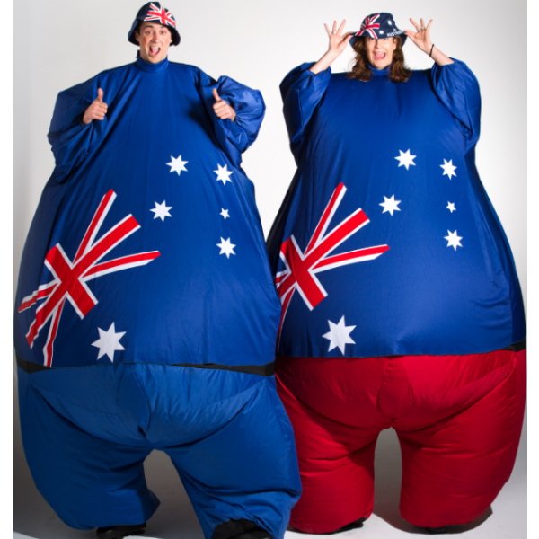 Stilt Walkers Australia Sport Themed Entertainment Giant Aussies