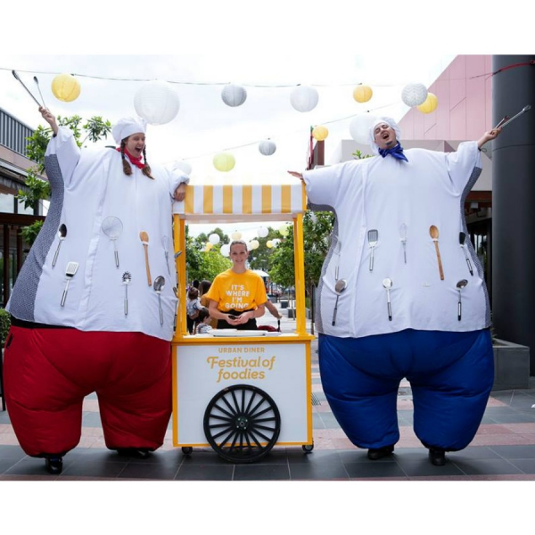 Stilt Walkers Australia Melbourne Victoria Stilt Walkers Giant Chefs