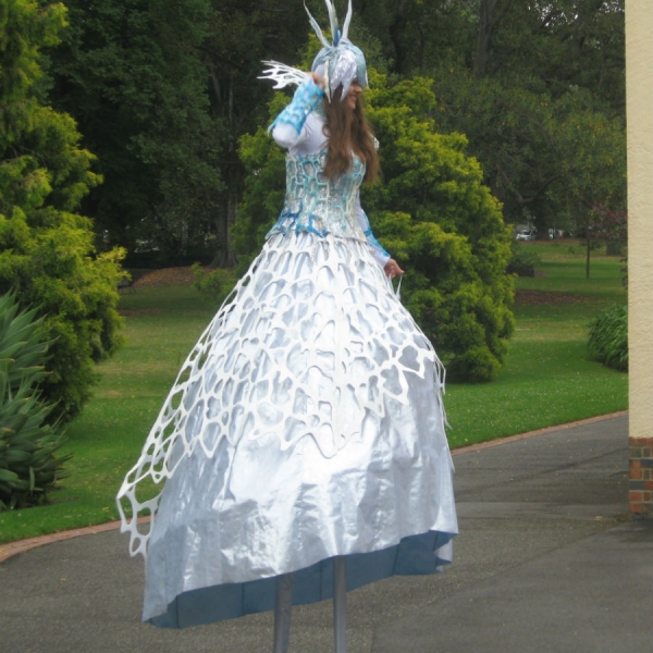 Stilt Walkers Australia Melbourne Victoria Stilt Walkers Ice King and Queen