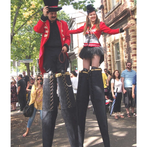 Stilt Walkers Australia Circus Stilt Walkers Ringmaster
