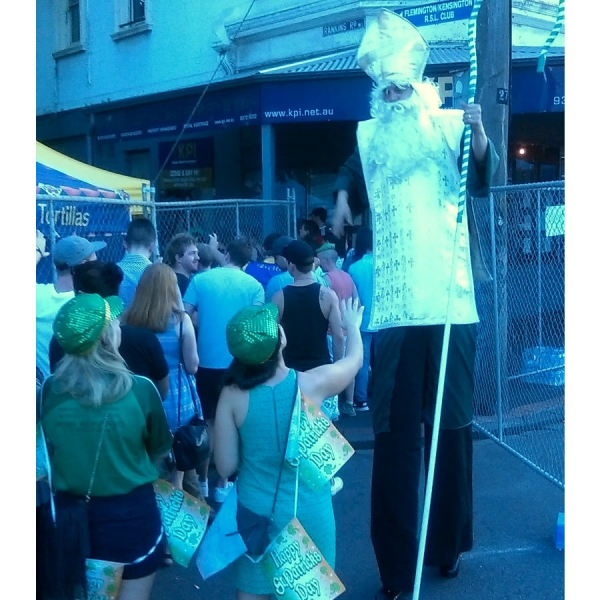 Stilt Walkers Australia Melbourne Victoria Stilt Walkers Stilt Walking St Patrick