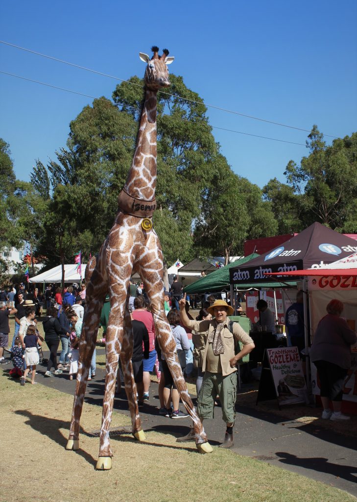 Stilt Walkers Australia | Animal Themed Stilt Walkers: Gemma Giraffe ...